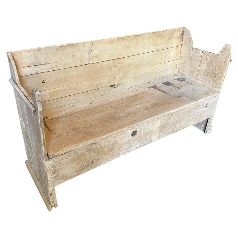 Spanish, 18th Century Bench, Trunk at 1stDibs