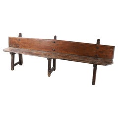 Spanish 18th Century Bench with Iron Rivets