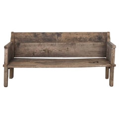 Antique Spanish 18th Century Catalan Country Bench