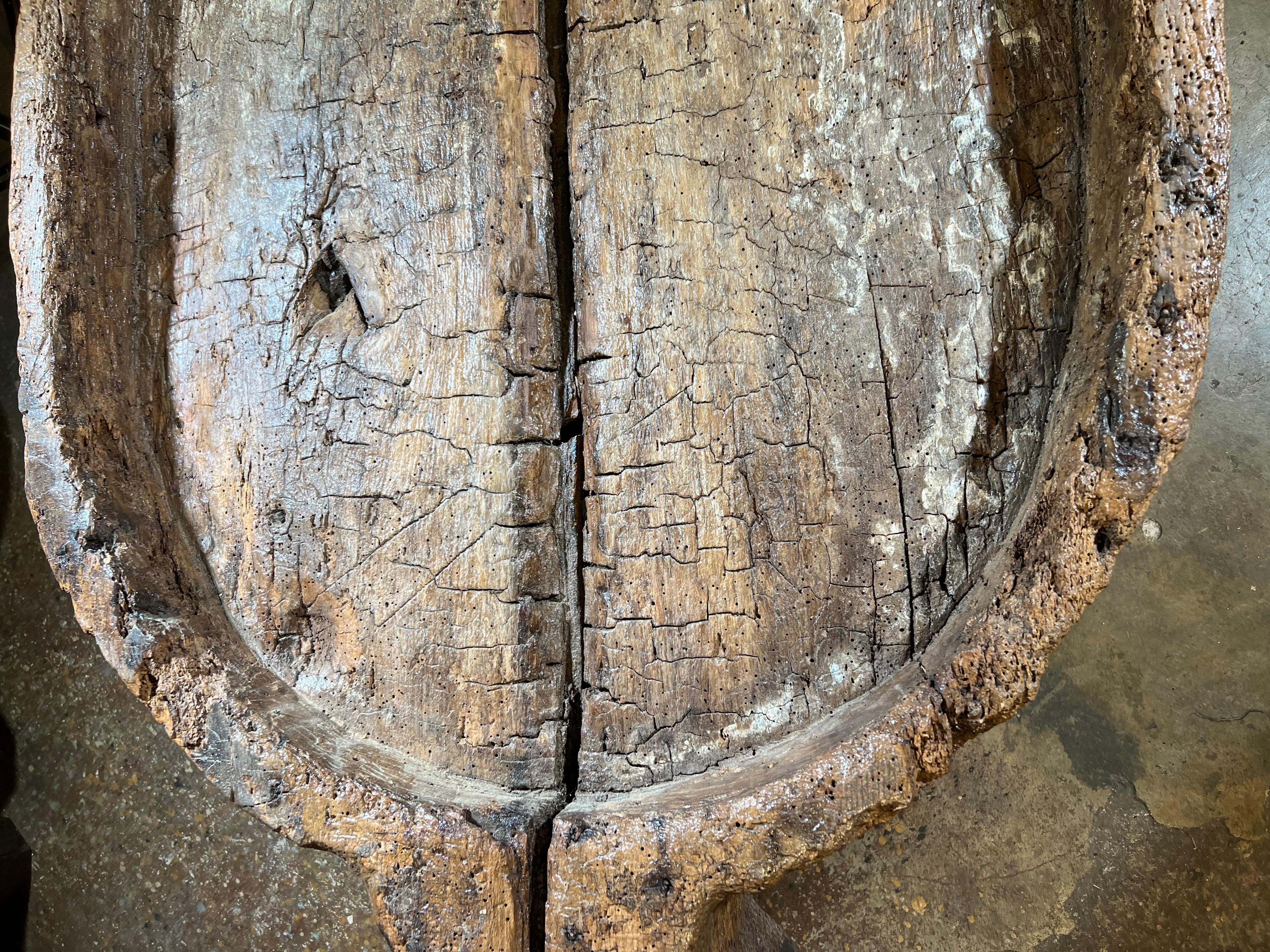 Spanish 18th Century Cheese Making Board, Coffee Table For Sale 14