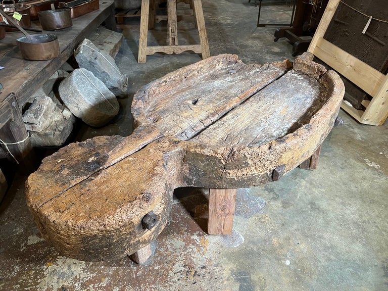 Pine Spanish 18th Century Cheese Making Board, Coffee Table For Sale