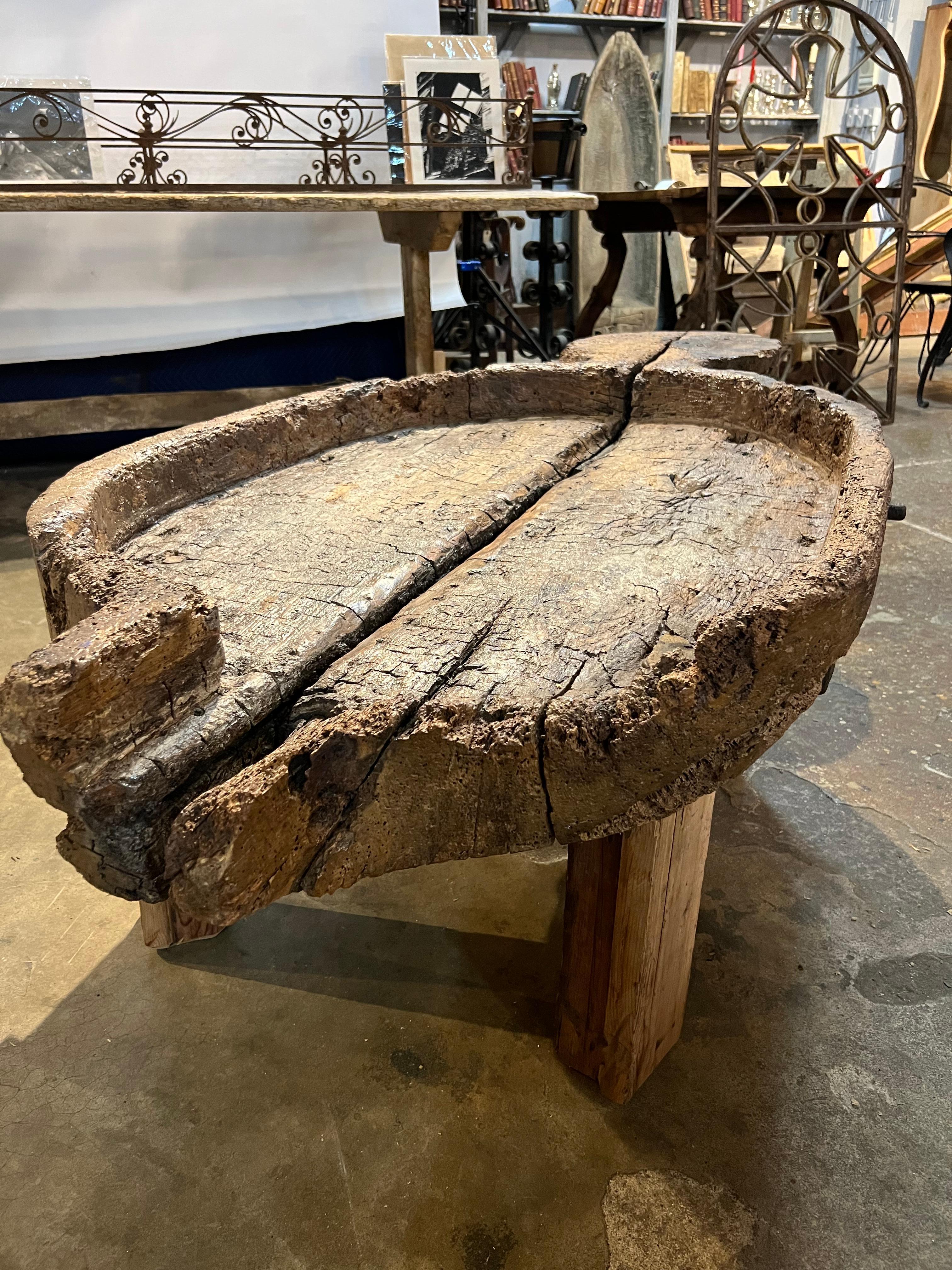 Spanish 18th Century Cheese Making Board, Coffee Table For Sale 2