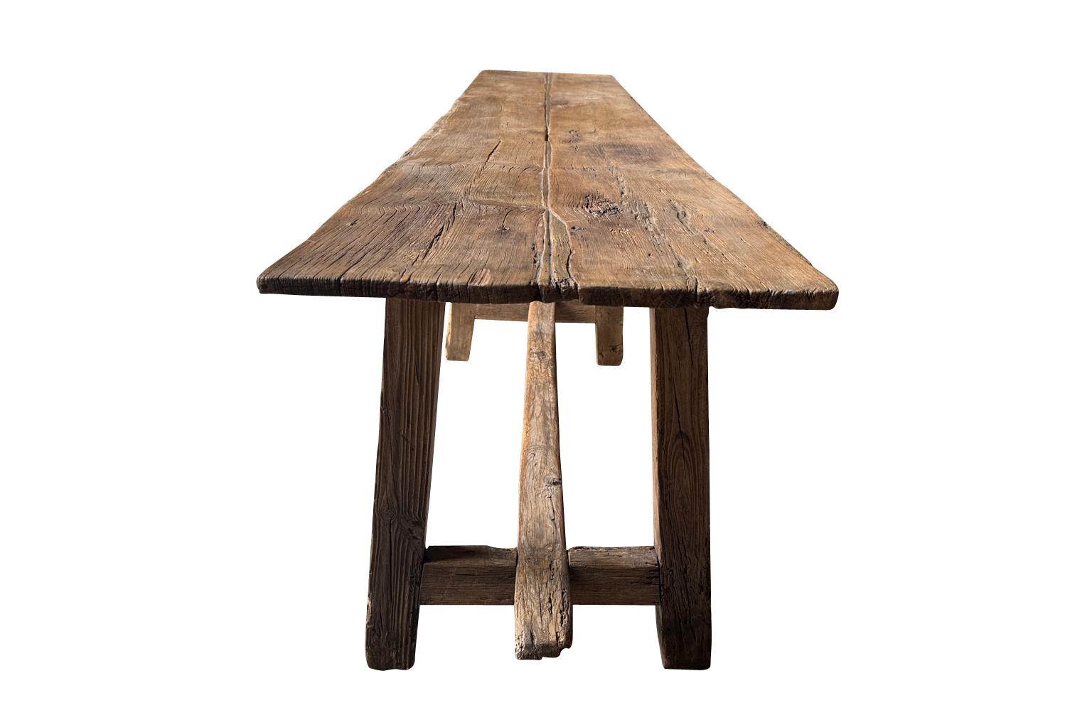 Spanish 18th Century Console Table For Sale 1