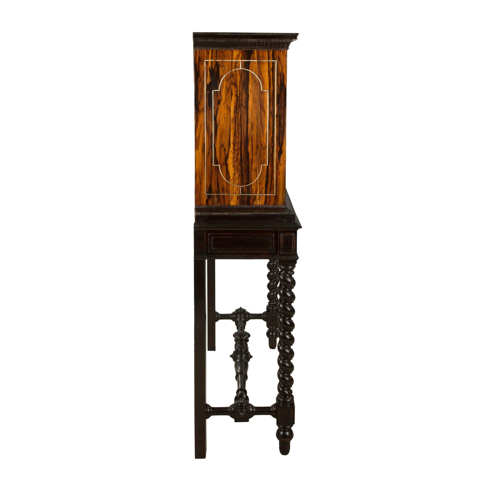 18th Century and Earlier Spanish 18th Century Fruitwood, Rosewood and Ormolu Specimen Cabinet For Sale