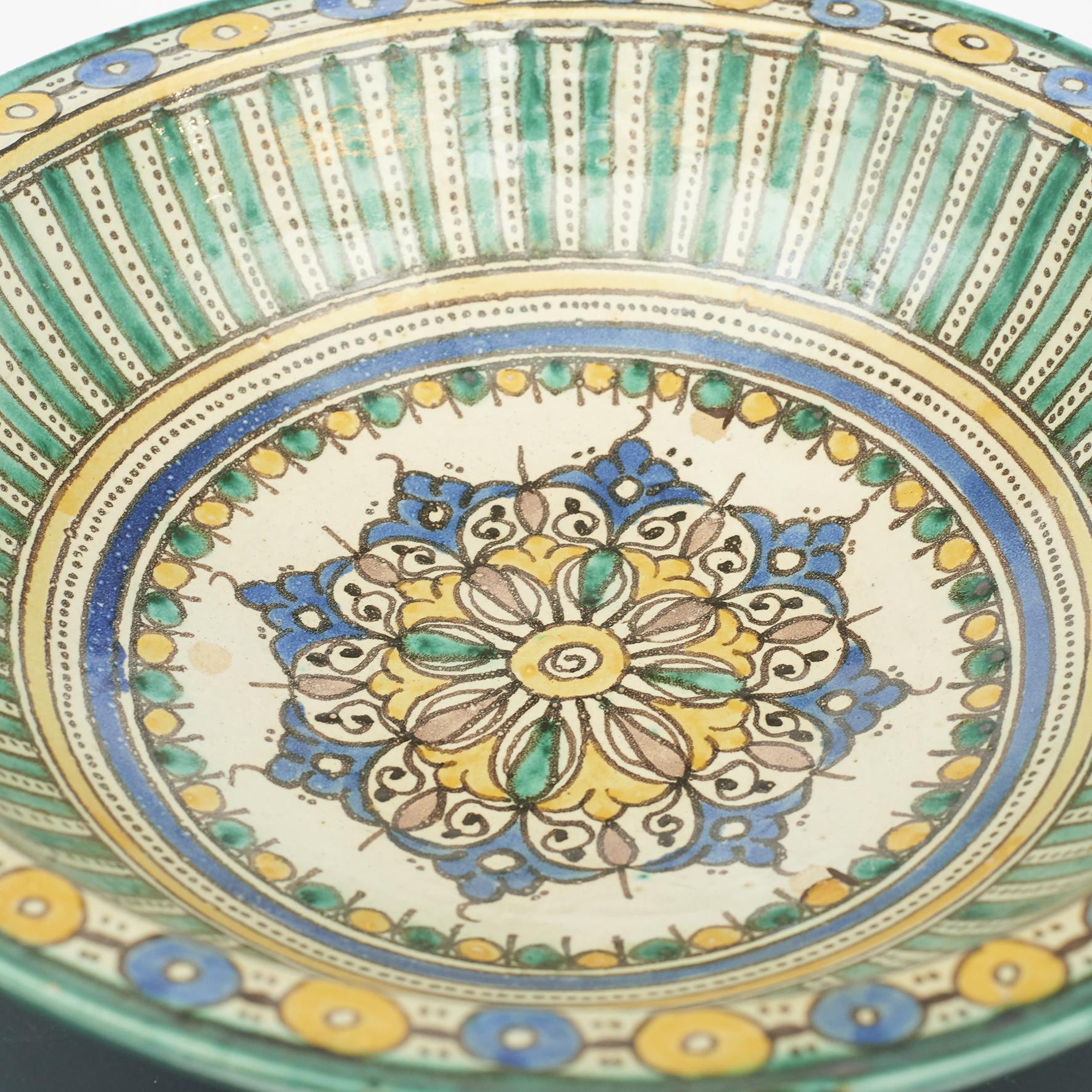 Spanish 18th Century Glazed Plate 3