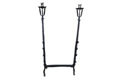 Spanish 18th Century Iron Fireplace Fitment