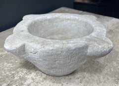 Spanish 18th Century Marble Mortar