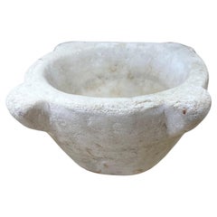 Spanish 18th Century Marble Mortar
