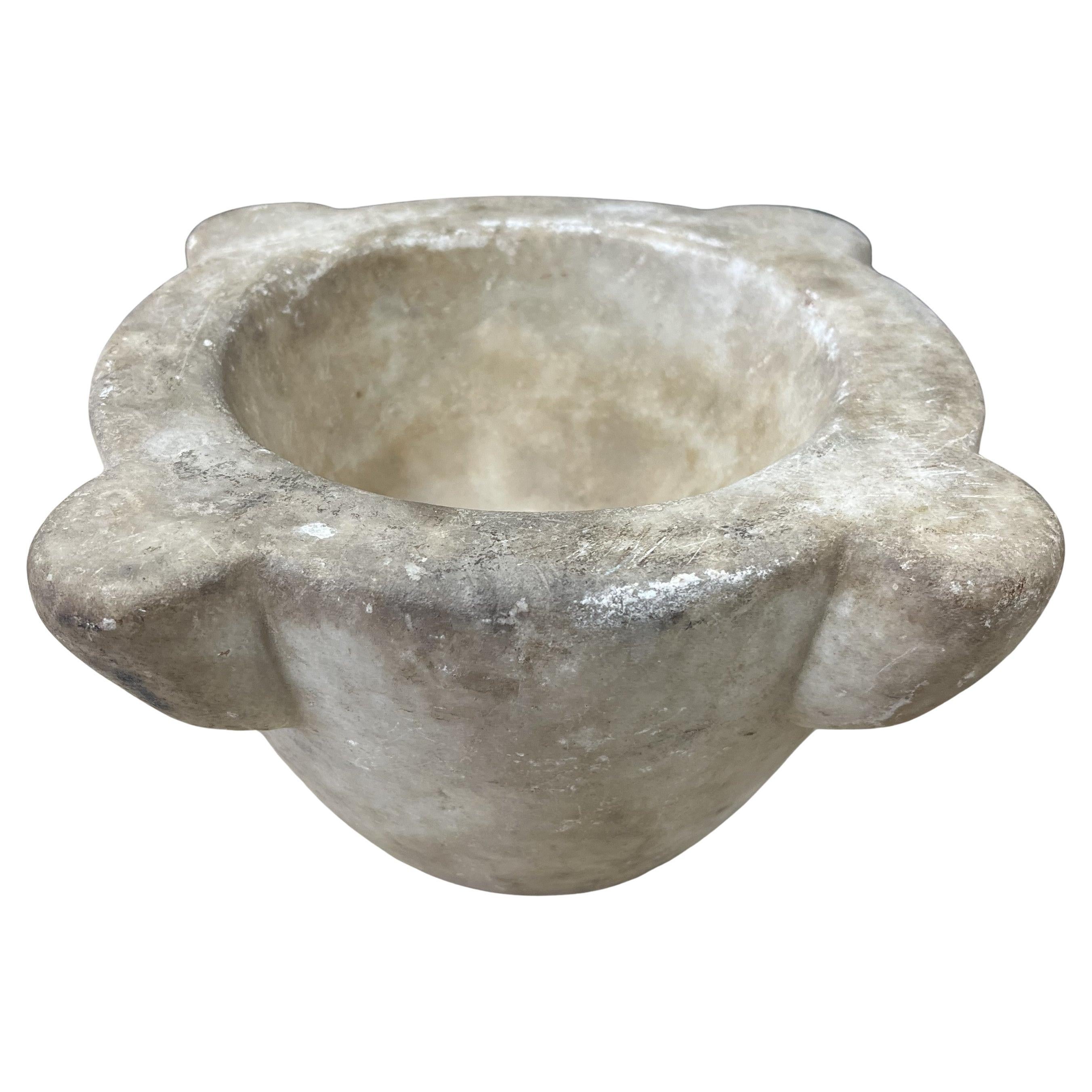 Spanish 18th Century Marble Mortar