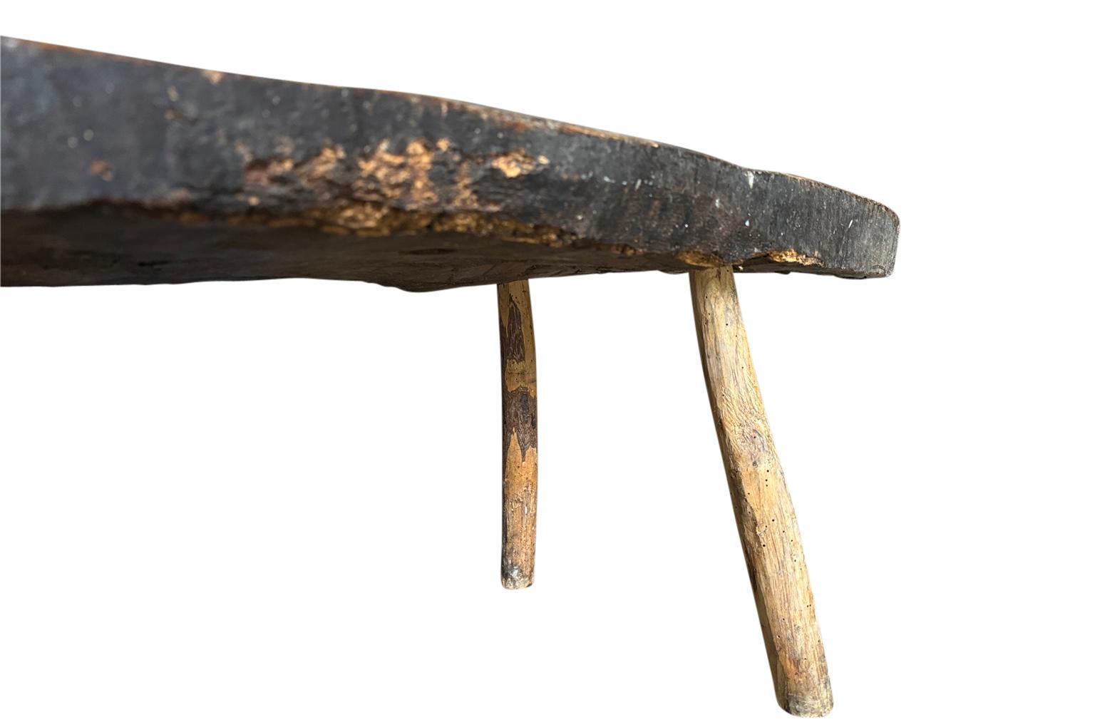 Spanish 18th Century Primitive Bench 2
