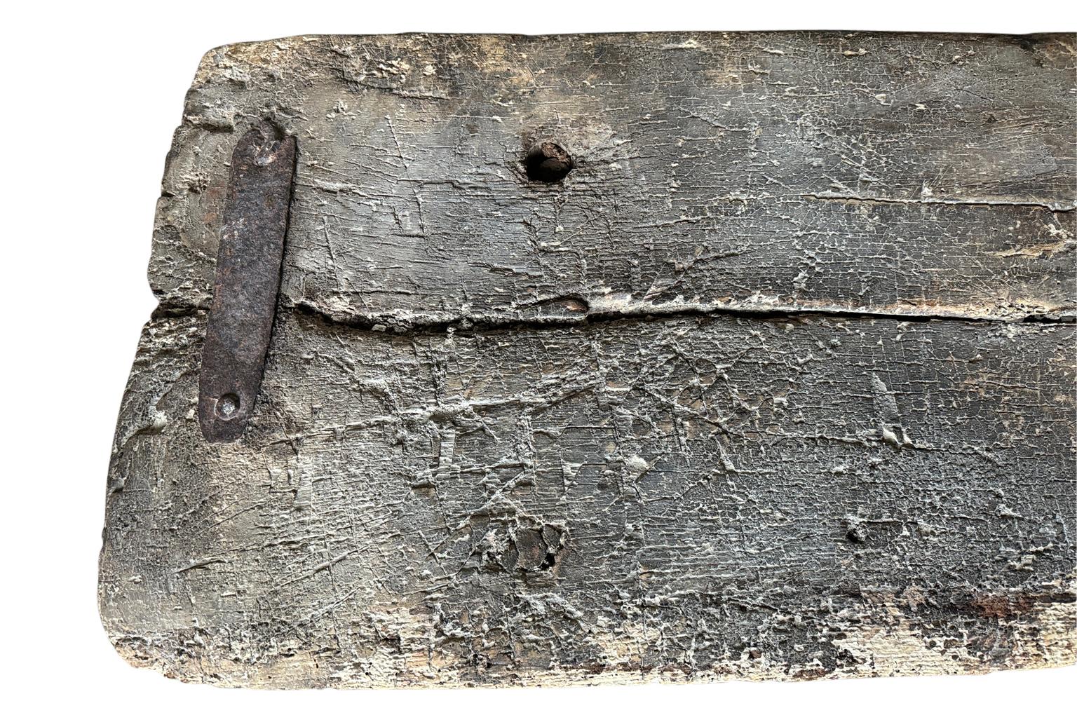 Spanish 18th Century Primitive Bench 4