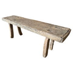 Spanish 18th Century Primitive Bench