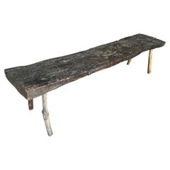 Spanish 18th Century Primitive Bench