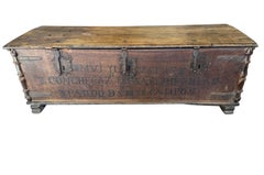 Spanish 18th Century Primitive Coffre - Trunk