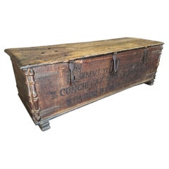 Cofanetto primitivo spagnolo del 18° secolo