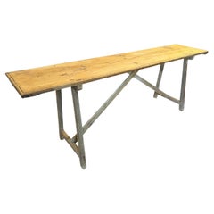 Antique Spanish 18th Century Primitive Console Table