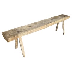 Spanish 18th Century Rustic Bench 