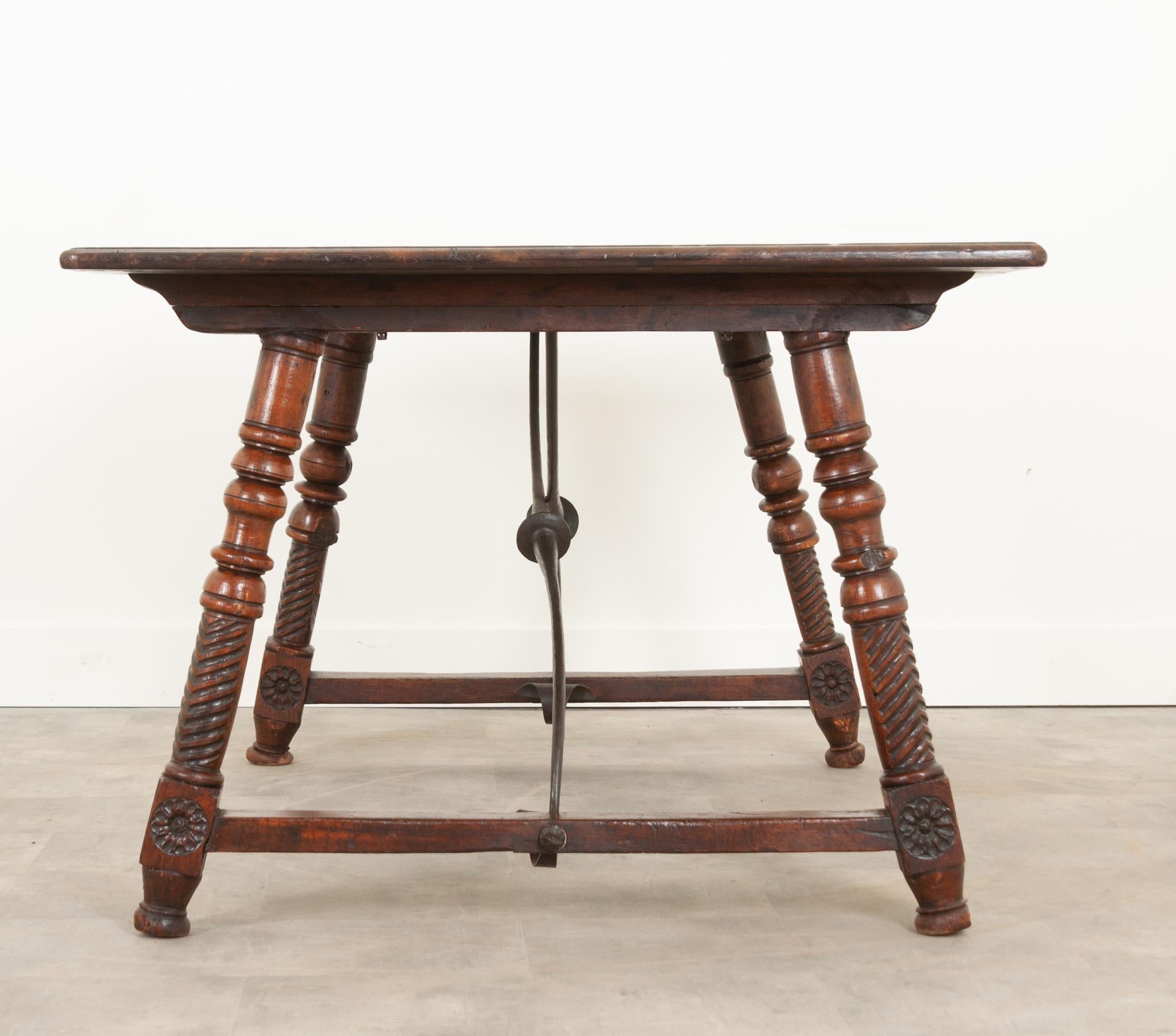 Spanish 18th Century Single Board Table 1