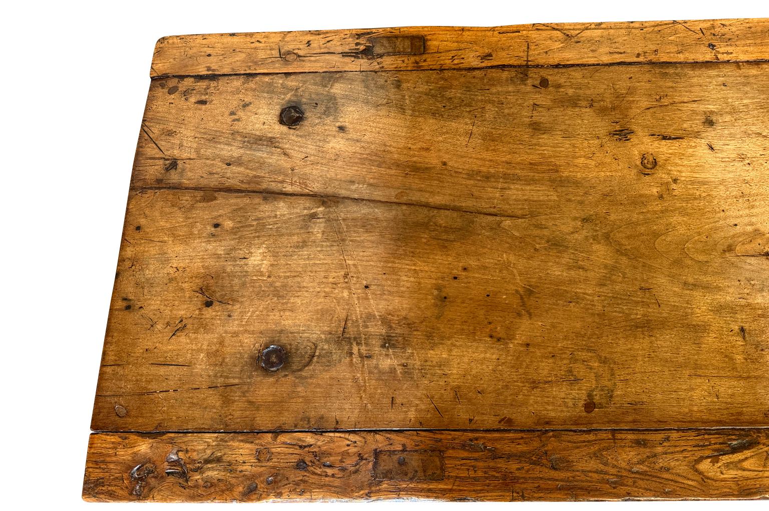 Spanish 18th Century Trestle Table For Sale 6