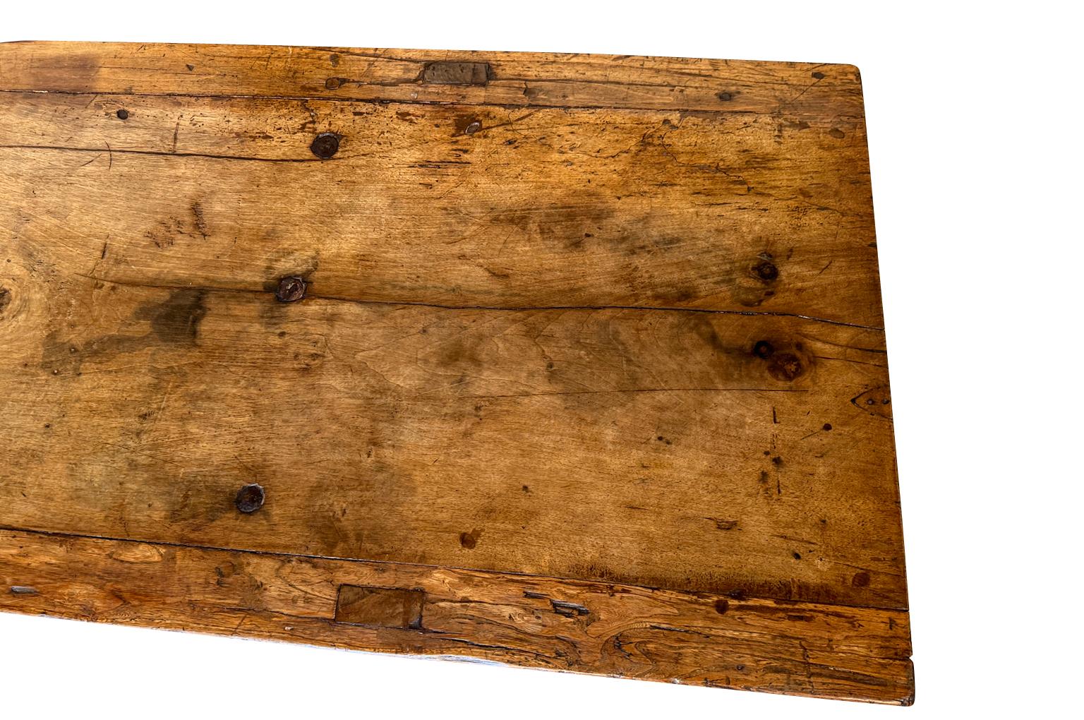 Spanish 18th Century Trestle Table For Sale 8