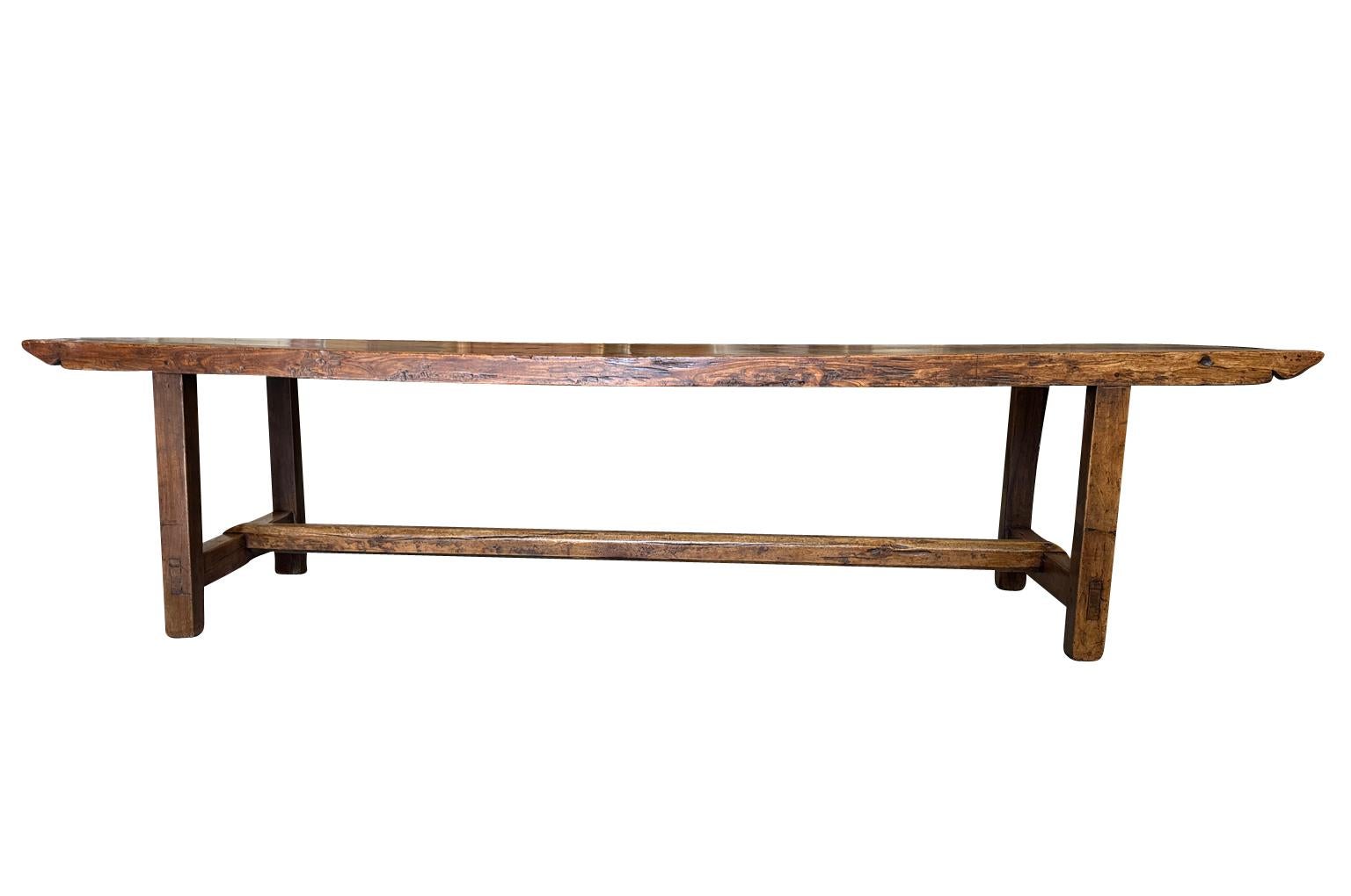 Albanian Spanish 18th Century Trestle Table For Sale