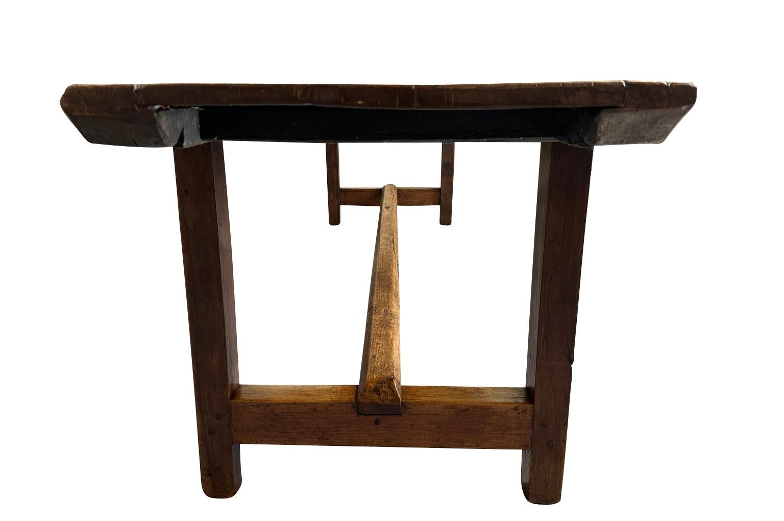 18th Century and Earlier Spanish 18th Century Trestle Table For Sale