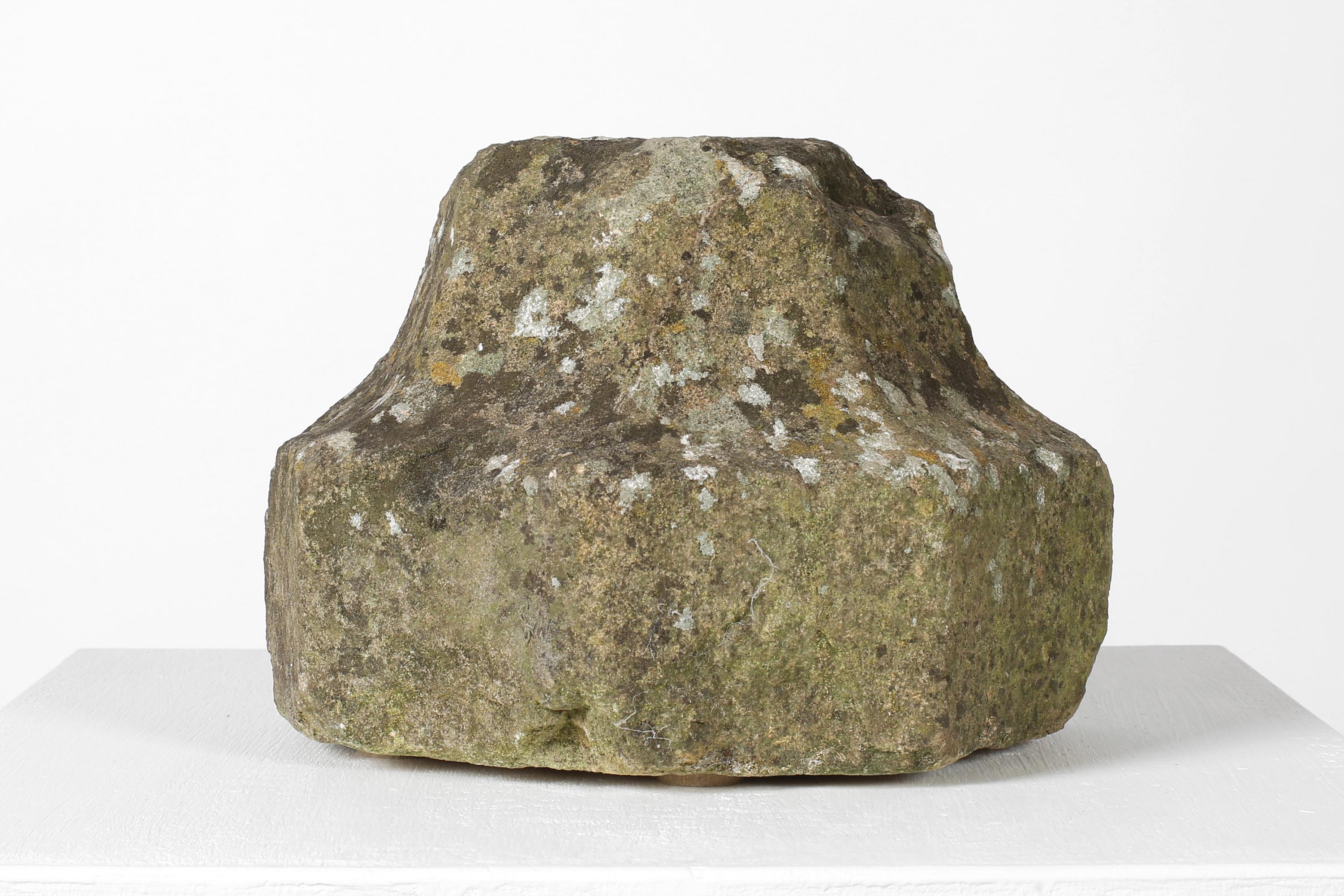 Spanish 18th Century Wabi Sabi Catalan Stone Column Fragment For Sale 11