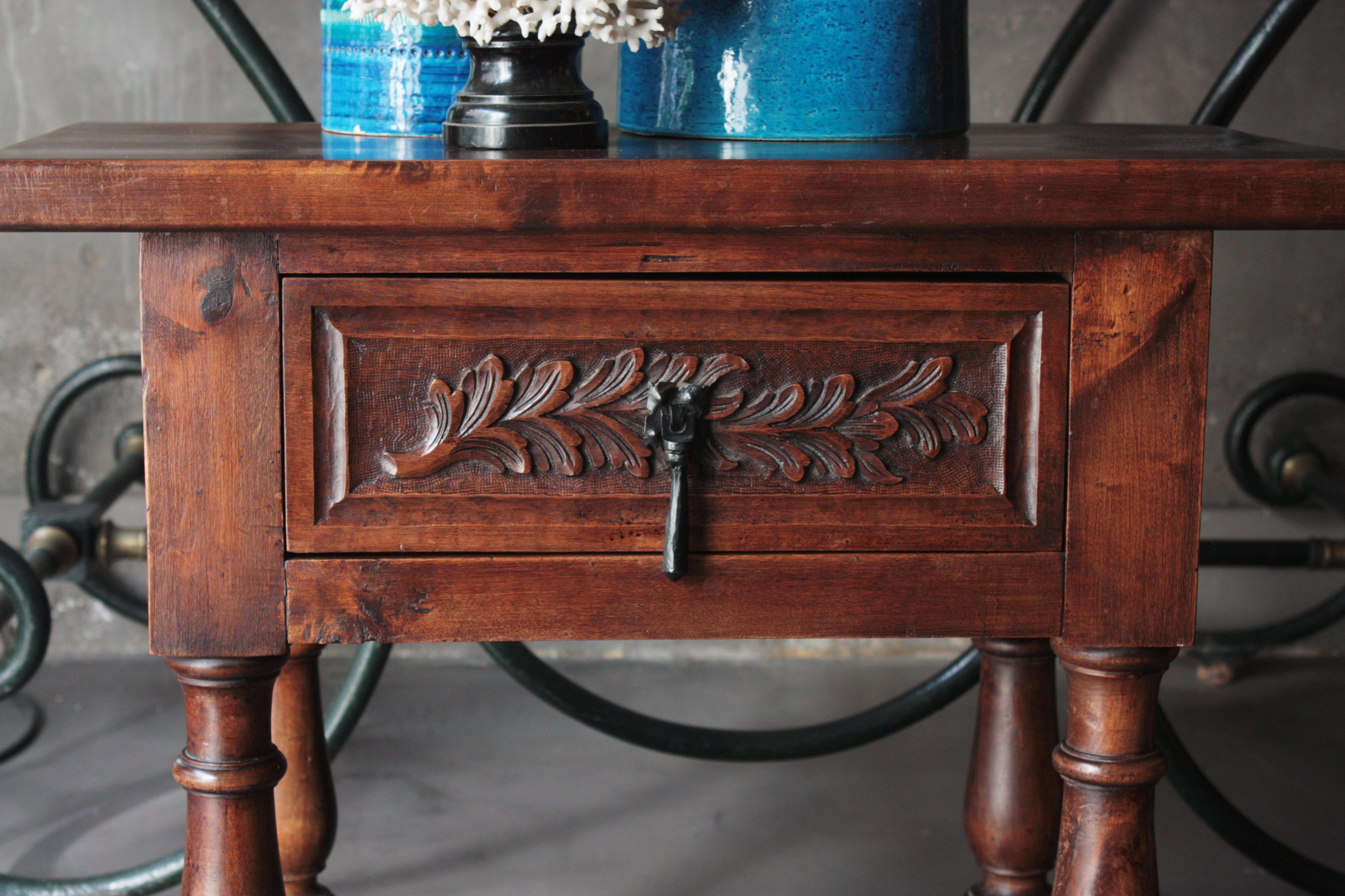 spanish style side table
