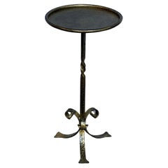 Spanish 1950s Patinated End Table