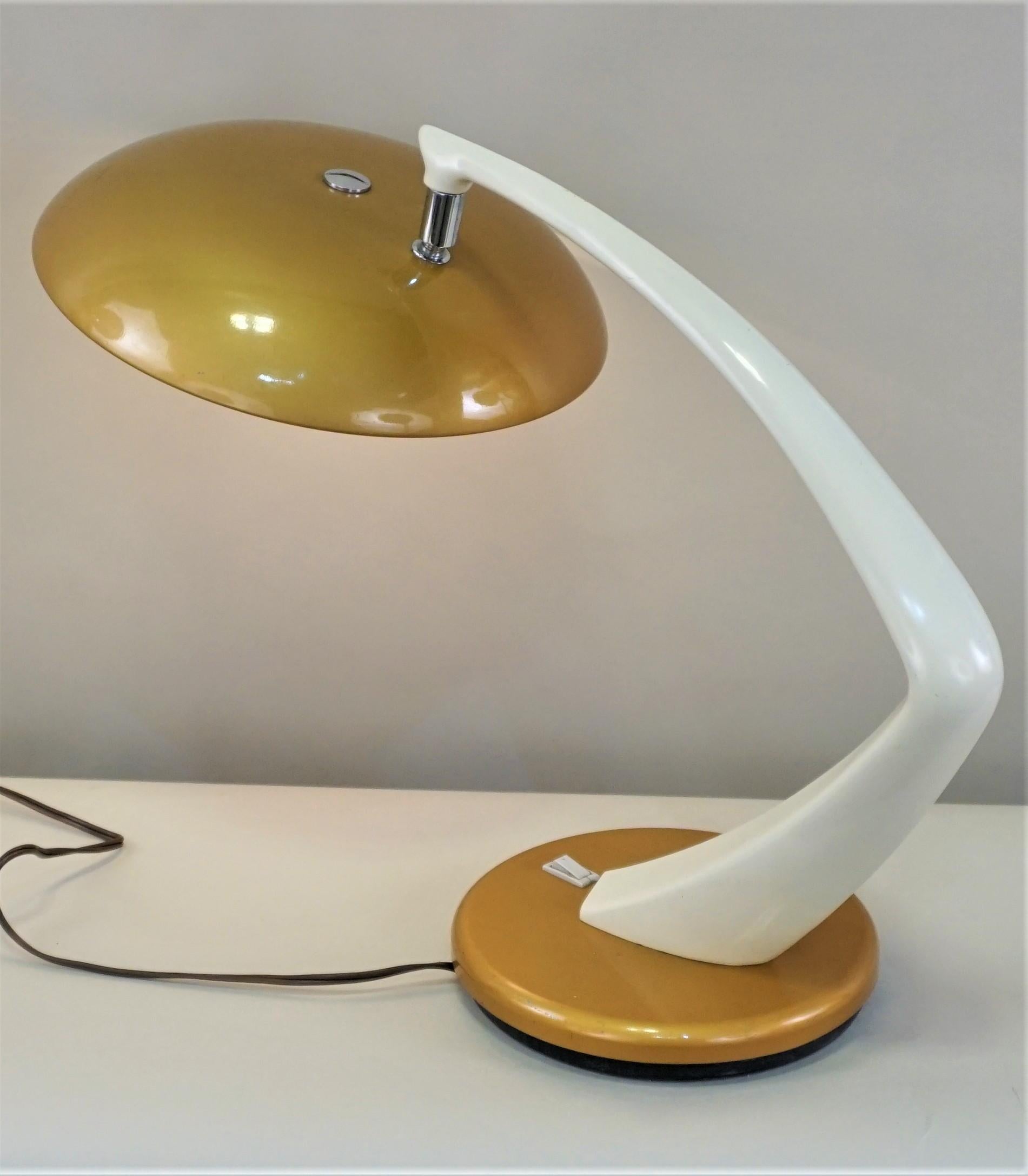 Spanish 1960s Desk Lamp by Fase 1