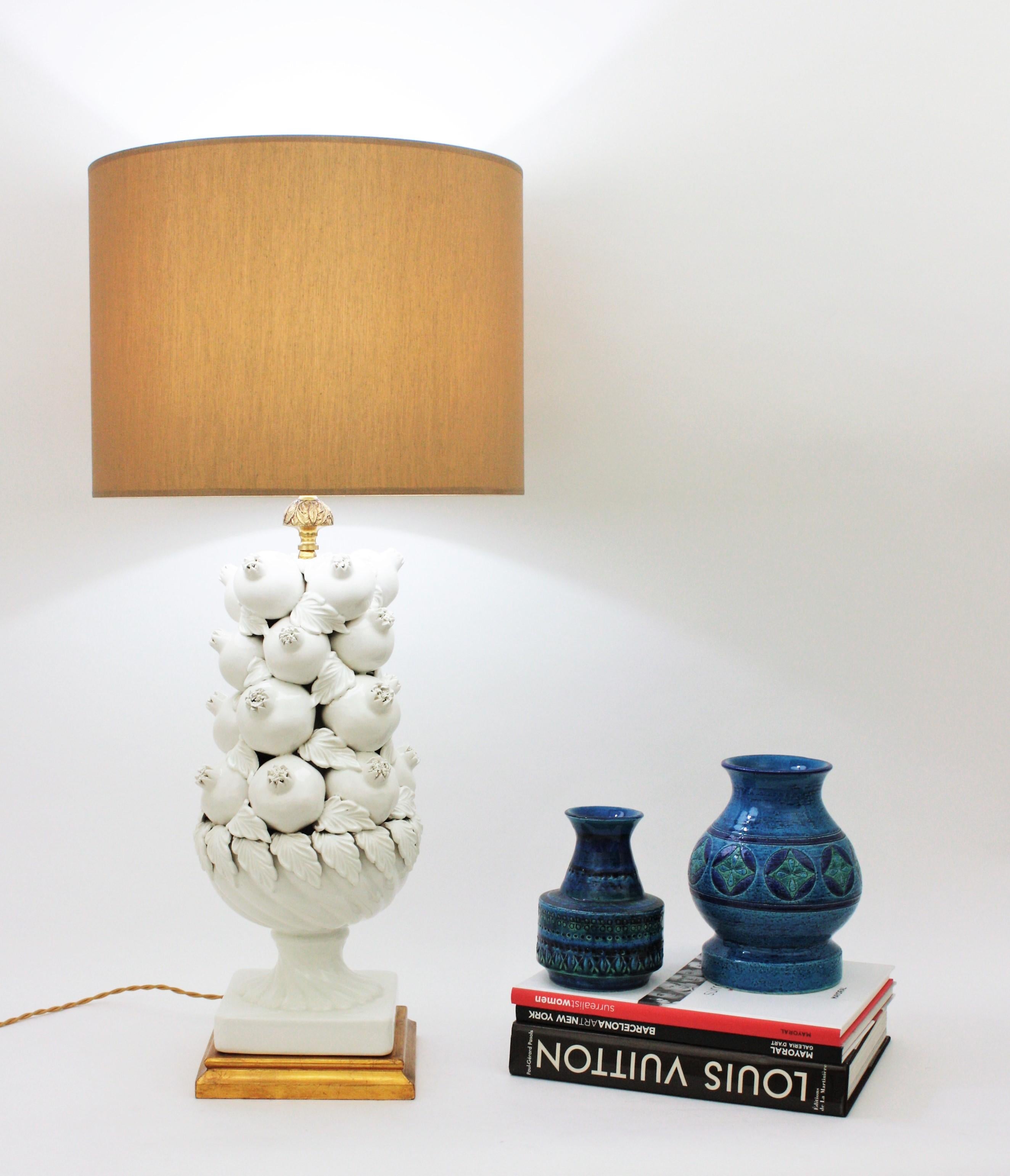 majolica lamp