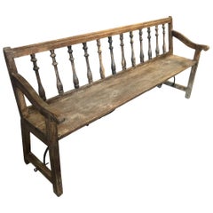 Spanish 19th Century Bench