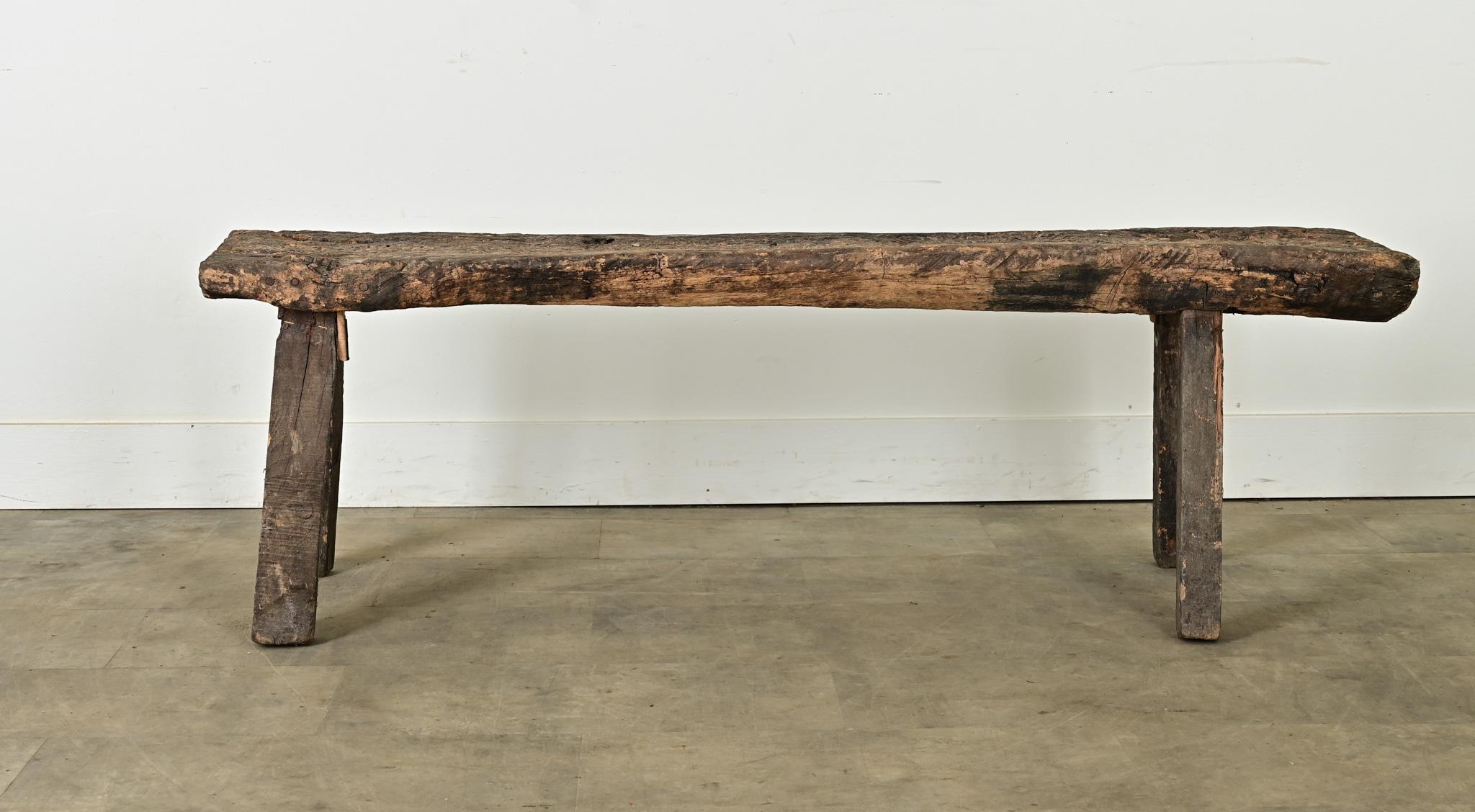 Mesa de carnicero española del siglo XIX procedente de Cataluña Primitivo en venta