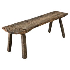 Mesa de carnicero española del siglo XIX procedente de Cataluña
