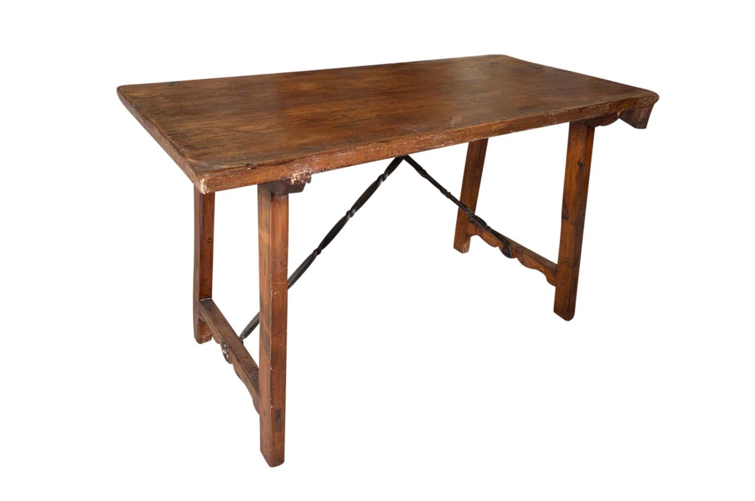 Pine Spanish 19th Century Console Table