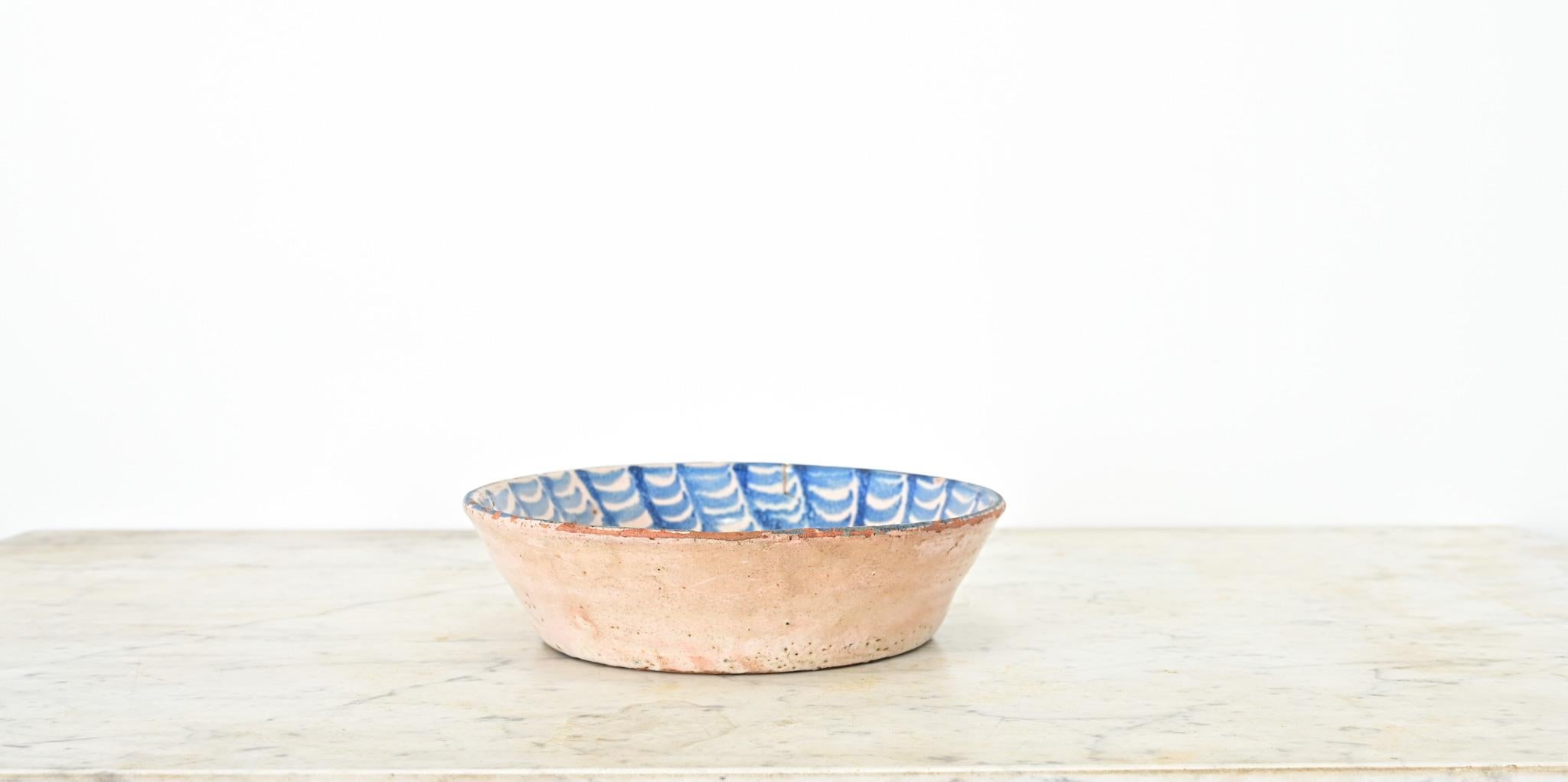 Spanish 19th Century Fajalauza Bowl from Granada Español en venta