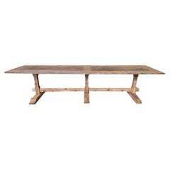 Spanish 19th Century Farm Table - Trestle Table