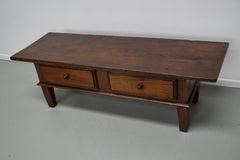 Spanish 19th Century Farmhouse Rustic Chestnut Coffee Table