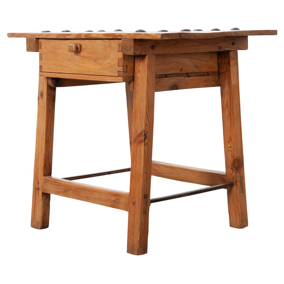 Spanish 19th Century Fruitwood Table