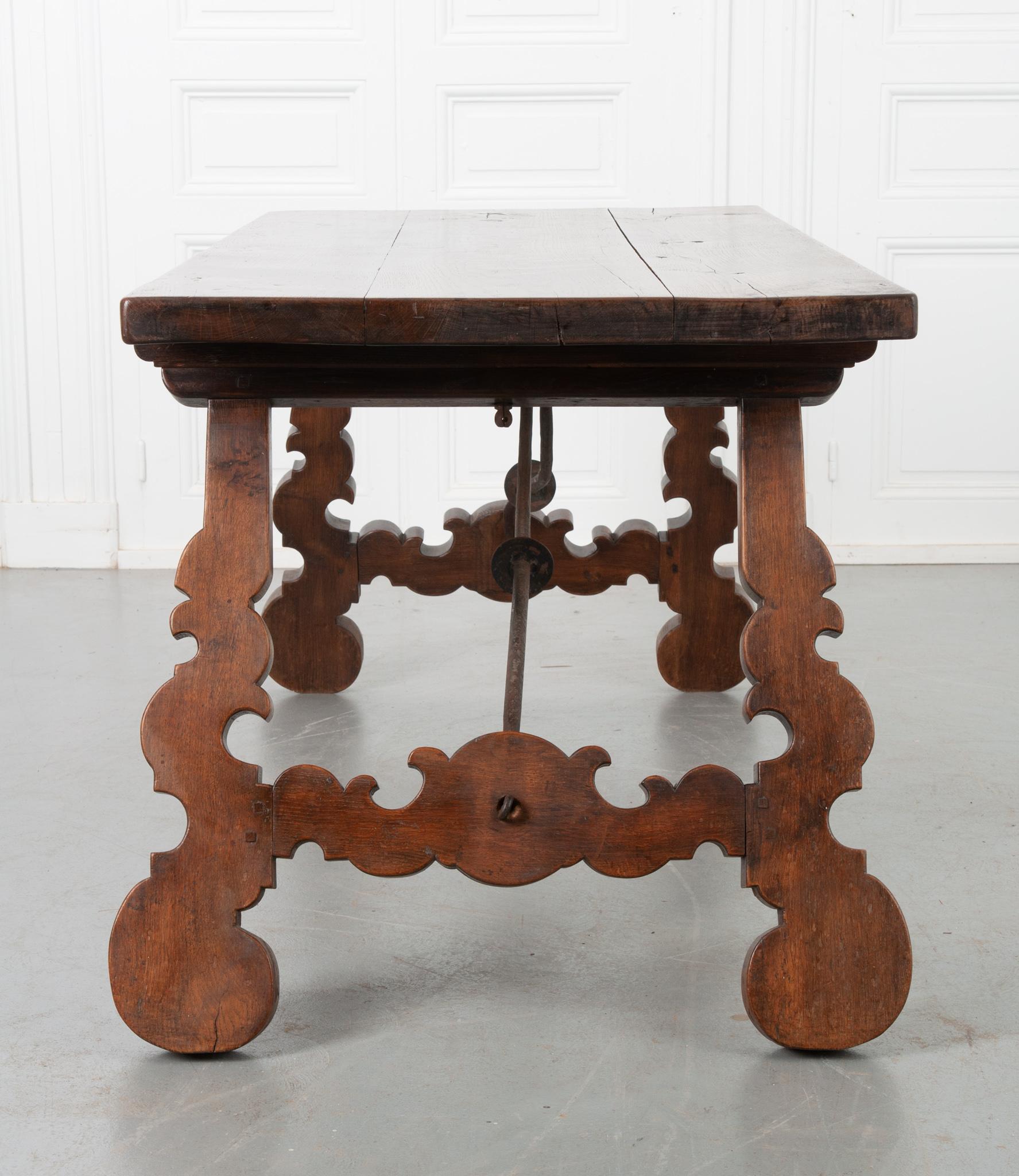 Spanish 19th Century Oak Table 5