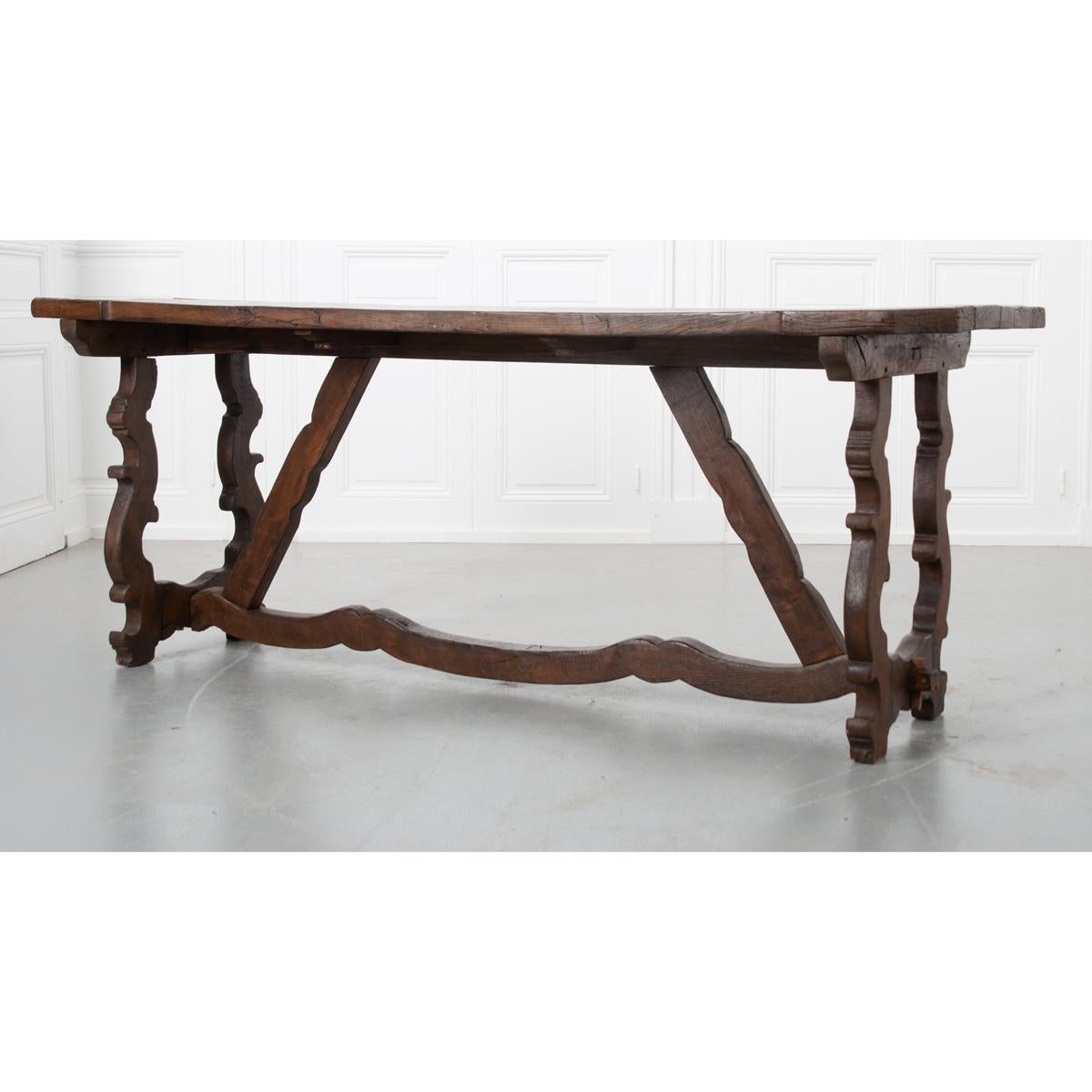 Spanish 19th Century Oak Table 8