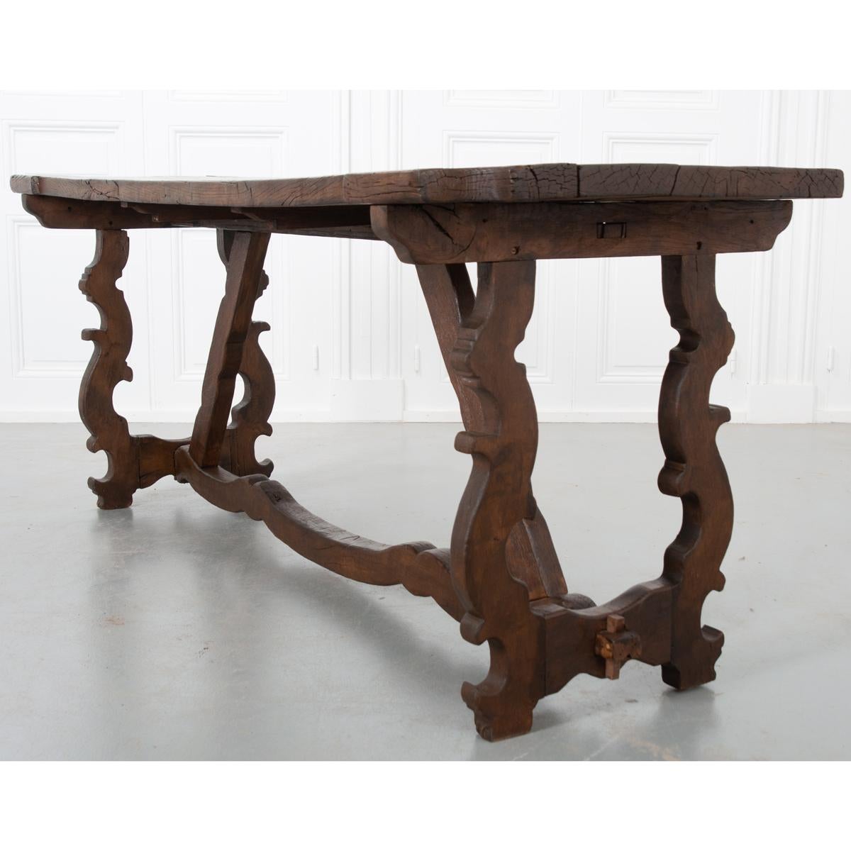 Spanish 19th Century Oak Table 9
