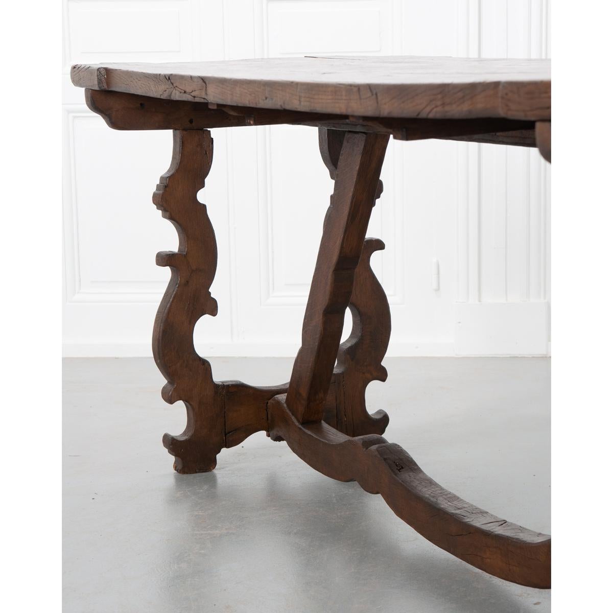 Spanish 19th Century Oak Table 11