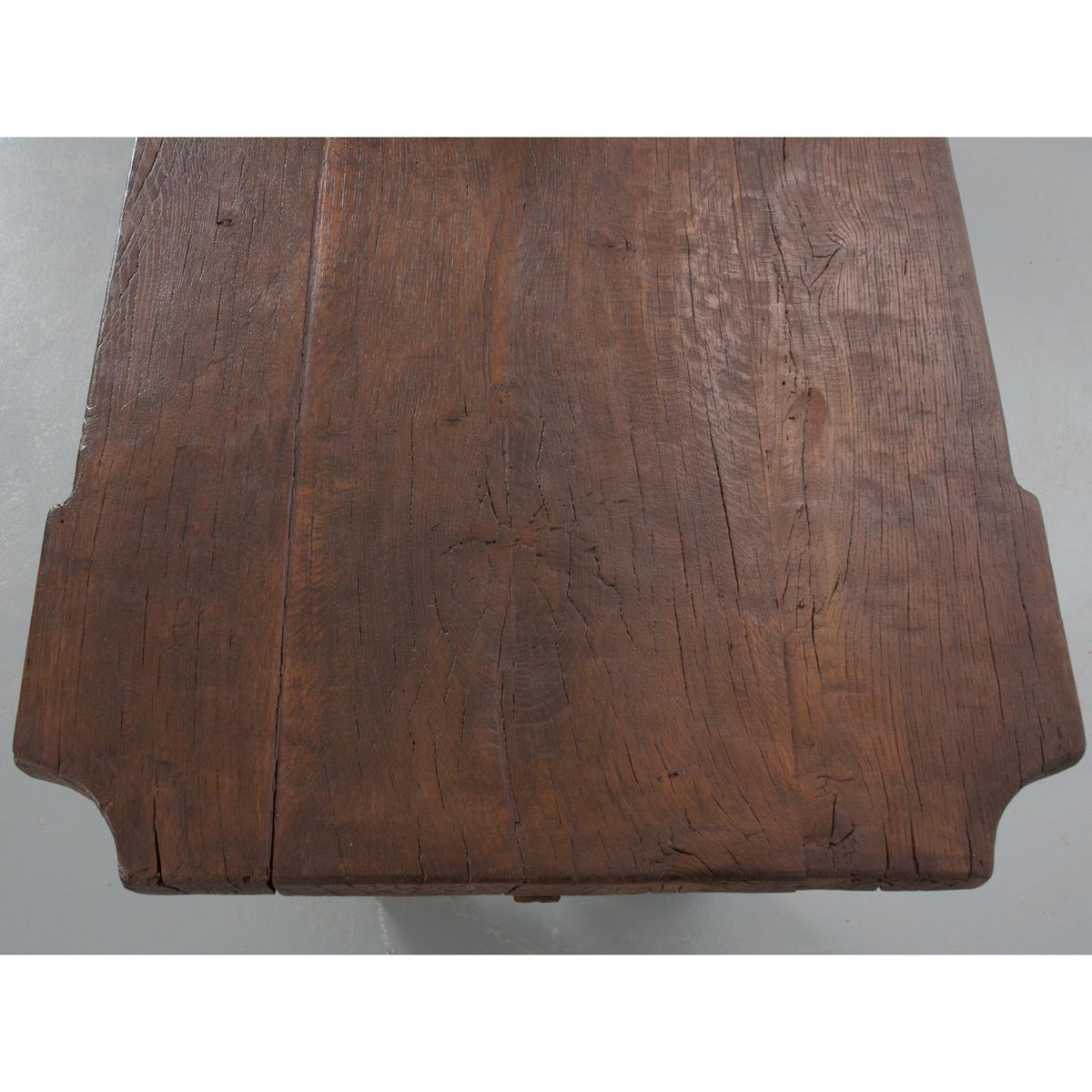 Spanish 19th Century Oak Table In Good Condition In Baton Rouge, LA