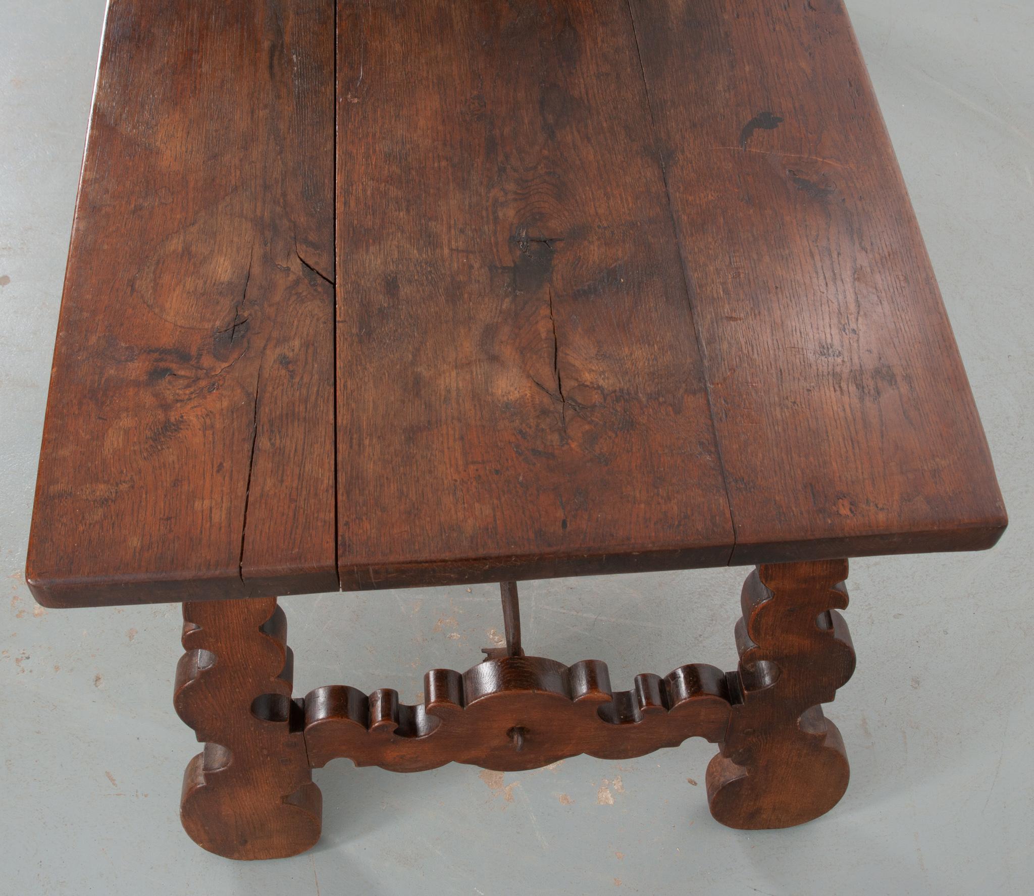 Spanish 19th Century Oak Table 3