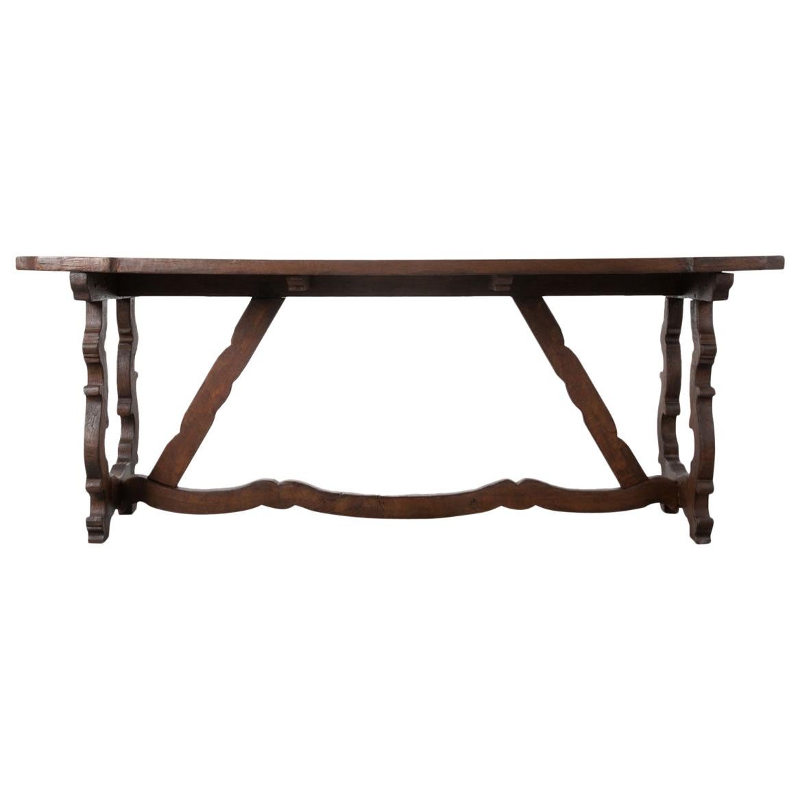 Spanish 19th Century Oak Table