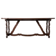 Spanish 19th Century Oak Table