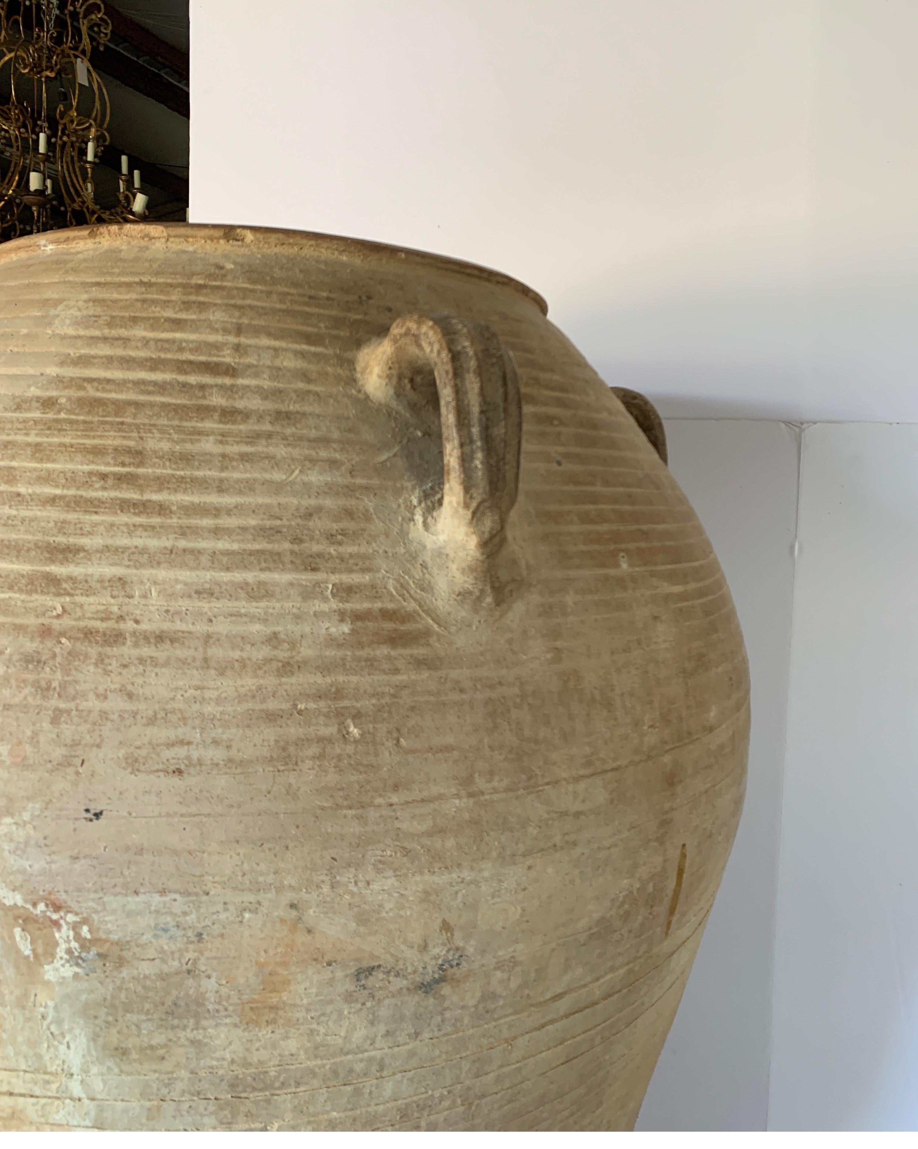 Spanish 19th Century Olive Jars From Miravet In Catalonia 6