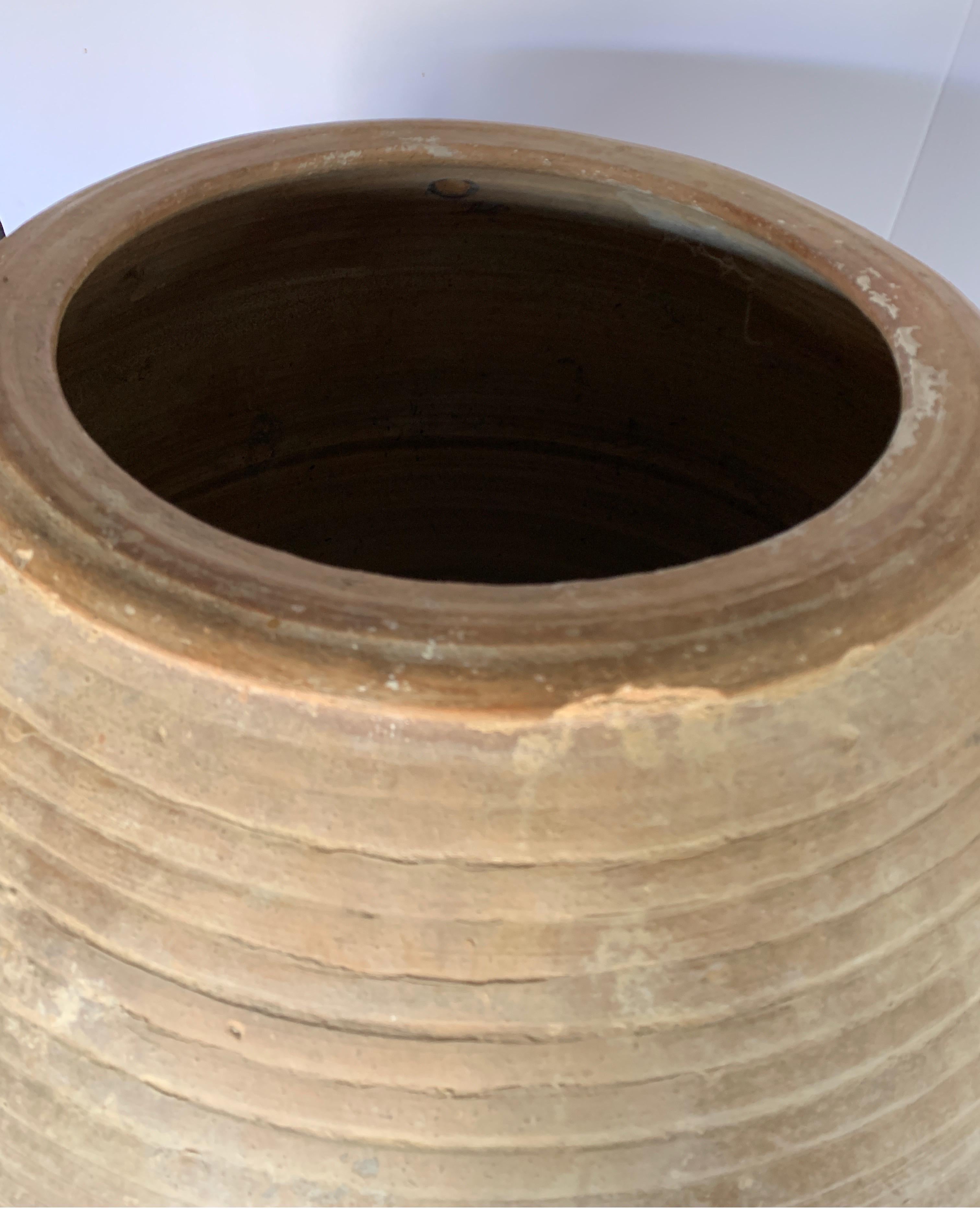 Spanish 19th Century Olive Jars From Miravet In Catalonia 9