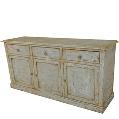 Spanish 19th Century Painted Buffet